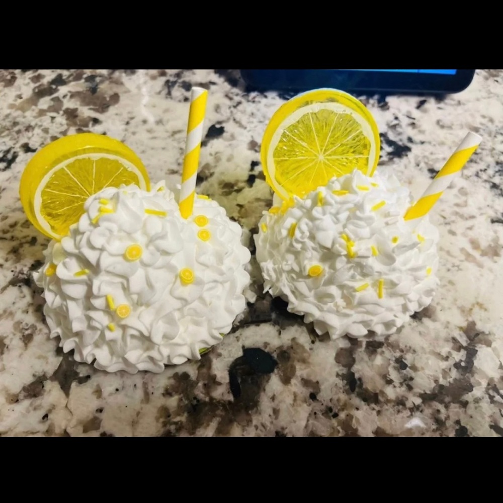 Faux whipped toppers